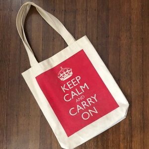 Keep Calm and Carry On tote